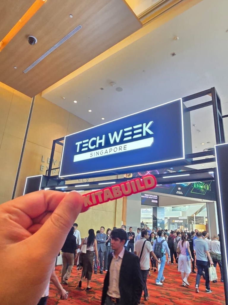 From Sabah to Singapore: Proud to see KITABUILD represented at Tech Week Singapore